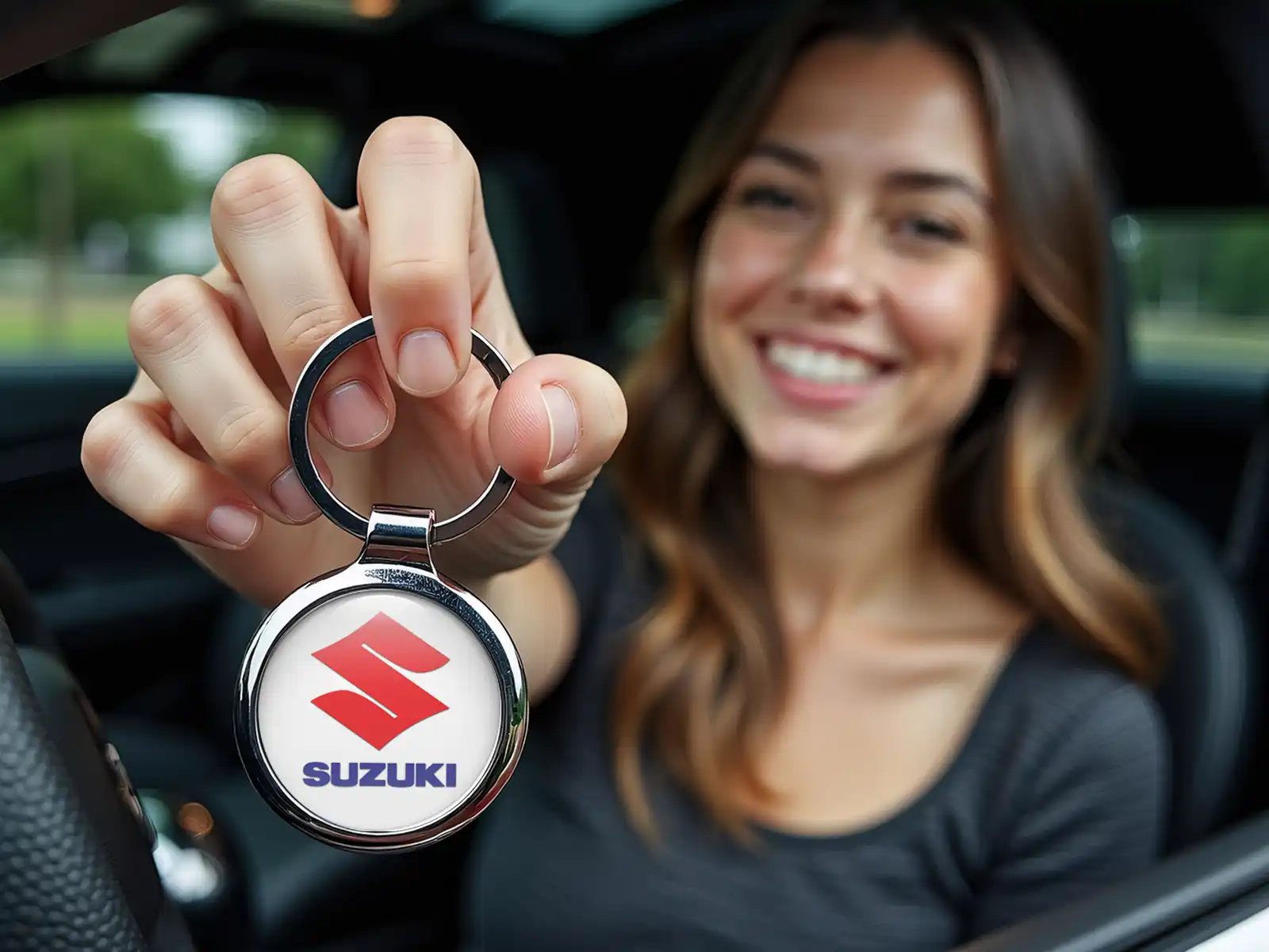Suzuki Llaveros Personalizados Brillantes Metal S